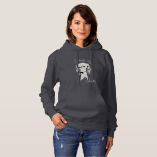 Sudadera I love my saluki white