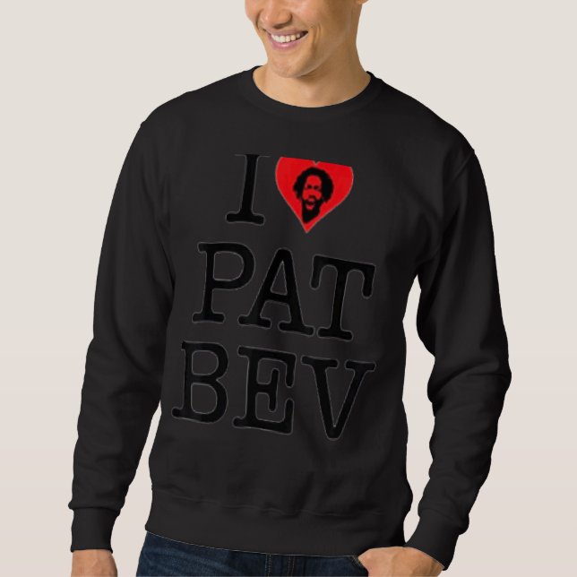 Sudadera I Love Pat Bev 11 (Anverso)