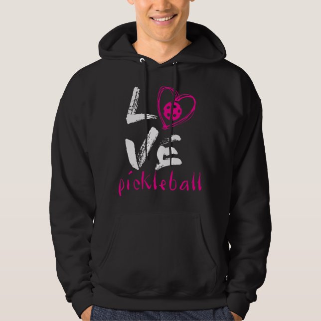 Sudadera I Love Pickleball Funny Pickle Ball for Player (Anverso)