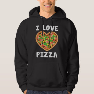Sudadera I Love Pizza Food Lovers Heart Gift Funny