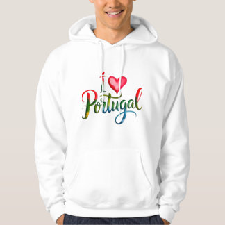Sudadera I Love Portugal Hoodie – Portuguese Gift, Lisbon &