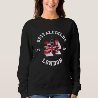 Sudadera I Love SPITALFIELDS London City Flag Badge