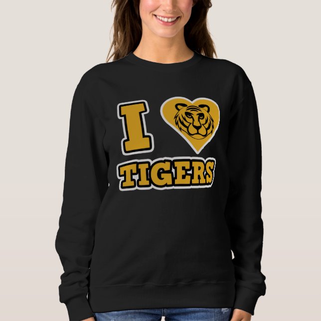 Sudadera I Love Tigers  Tiger Cat  Tiger (Anverso)