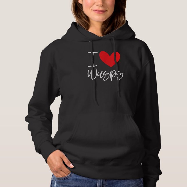 Sudadera I Love Wasps Bees Flying Insect Nest Hornet  Stude (Anverso)