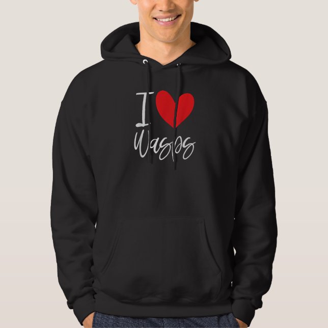 Sudadera I Love Wasps Bees Flying Insect Nest Hornet  Stude (Anverso)