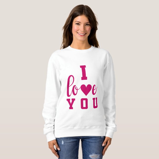 Sudadera I Love You (Anverso completo)