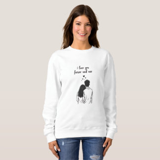 Sudadera I Love You Forever Line Art Sweatshirt
