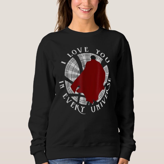 Sudadera I Love You In Every Universe Father's Day Valentin (Anverso)
