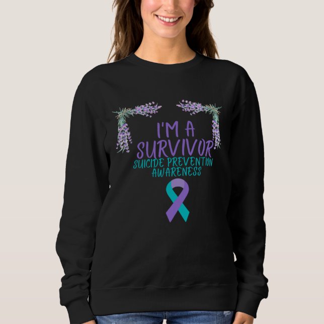 Sudadera I m A Survivor Suicide Prevention Awareness (Anverso)