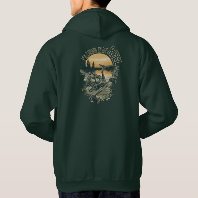 Sudadera I’m Living in My | Funny Fisherman Gift | Outdoor  (Reverso)