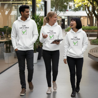 Sudadera “I’m Not a Robot” Hoodie