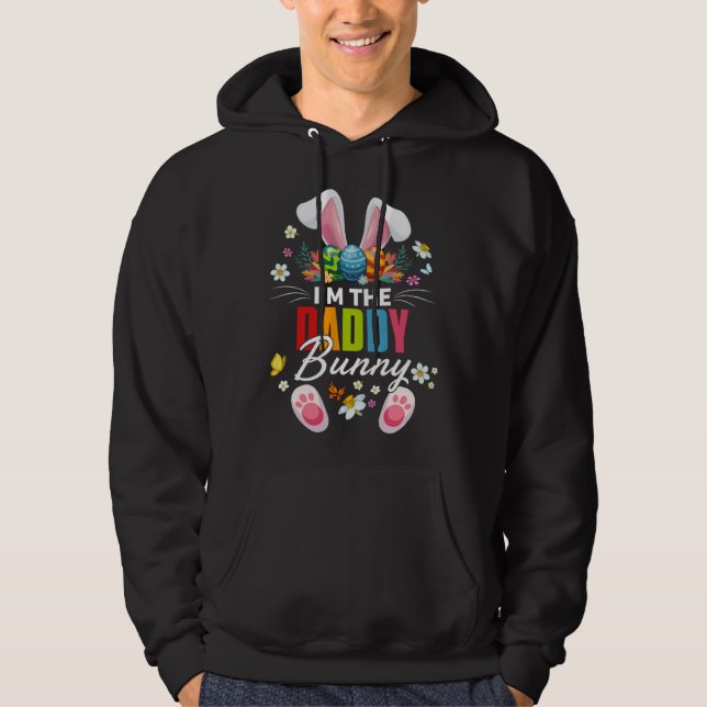 Sudadera I m The Daddy Bunny Matching Family Easter Day Par (Anverso)