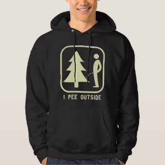 Sudadera I Pee Outside Sign Tee Funny Camping Hiking Outdoo