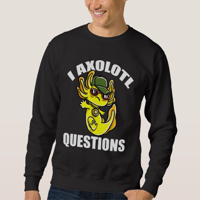 Sudadera I Preguntas Axolotl (Anverso)