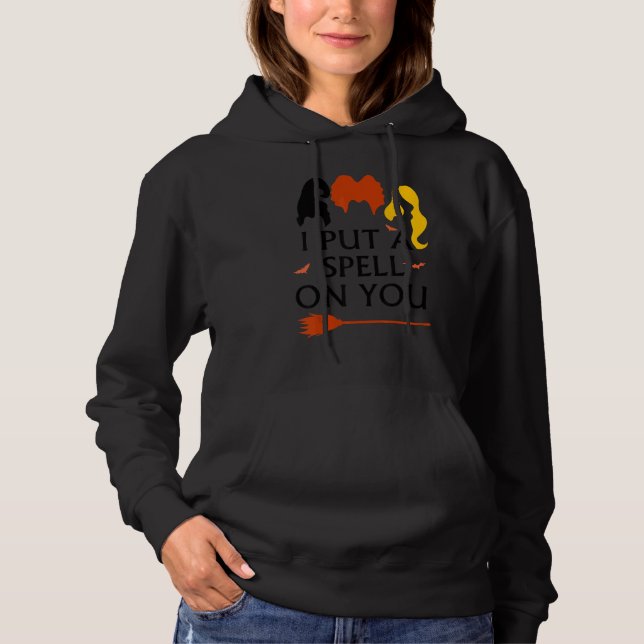 Sudadera I Put Spell On You Witch Sisters Halloween Quote (Anverso)