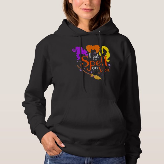 Sudadera I Put Spell On You Witch Sisters Halloween Quote (Anverso)