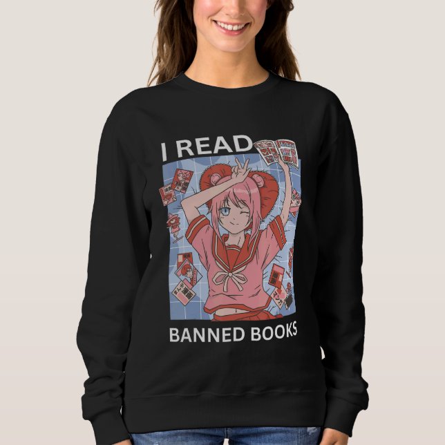 Sudadera I Read Banned Books Reading Nerd Banned Book Week  (Anverso)