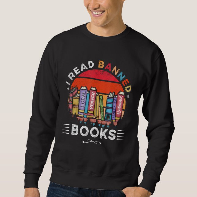 Sudadera I Read Banned Books Week Librarian Freedom Reader (Anverso)
