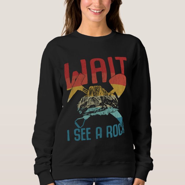 Sudadera I See A Rock  Geology Geologist Rocks Collector Gr (Anverso)