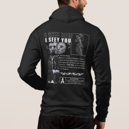 Sudadera I See You" Soul Connection Art - Minimalist Black 