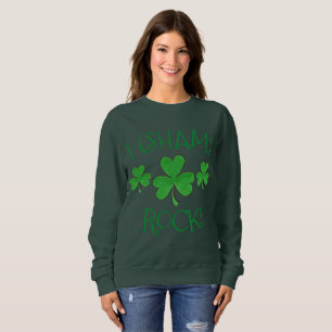 Sudadera I (Sham) Rock Lucky Irish Green Shamrock Clover