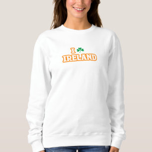 Sudadera "I [SHAMROCK] IRELAND" Camisas sudorosas
