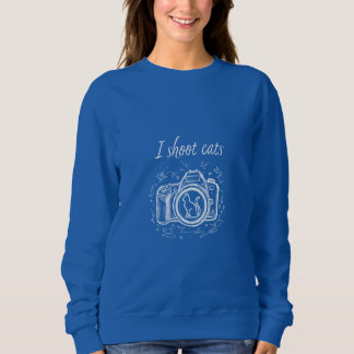 Sudadera I Shoot Cats - Funny Cat Photography