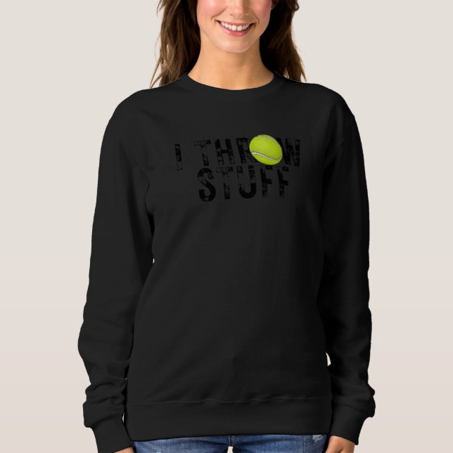 Sudadera I Throw Studs Tennis Player Tennis Tennis Entrenad (Anverso)