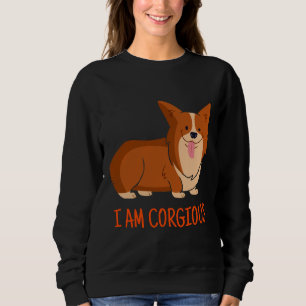 Sudadera I X M Adorable Corgi Doggo Love
