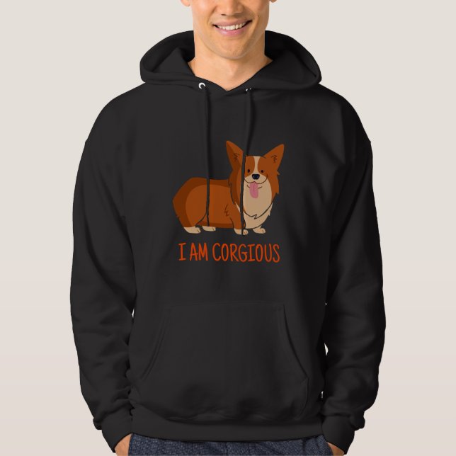 Sudadera I X M Adorable Corgi Doggo Love (Anverso)