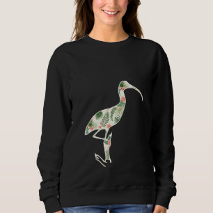 Sudadera Ibis Flower Girl Print Floral Bird Hawai