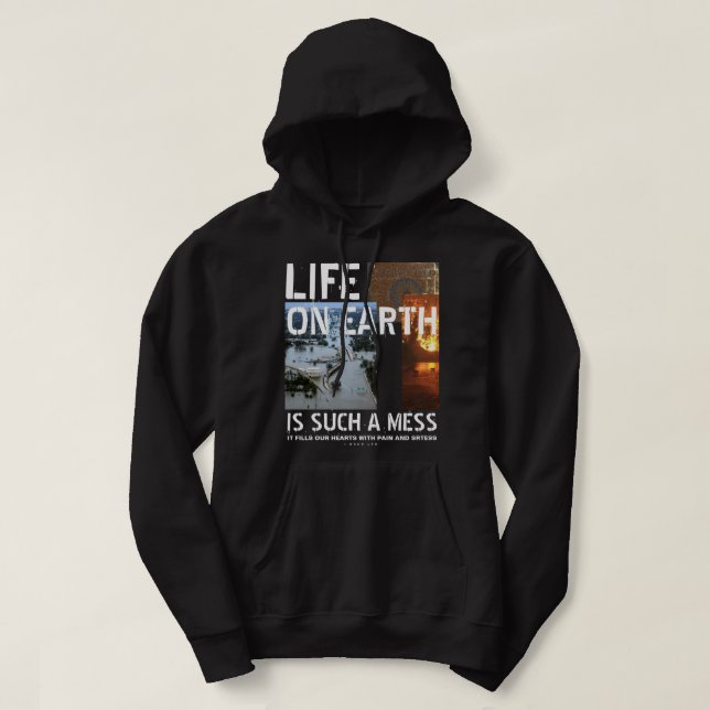 Sudadera IBONELTD. LA VIDA EN LA TIERRA 2db (Diseño del anverso)