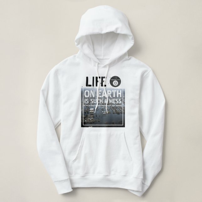SUDADERA IBONELTD. VIDA EN LA TIERRA 3 (Diseño del anverso)