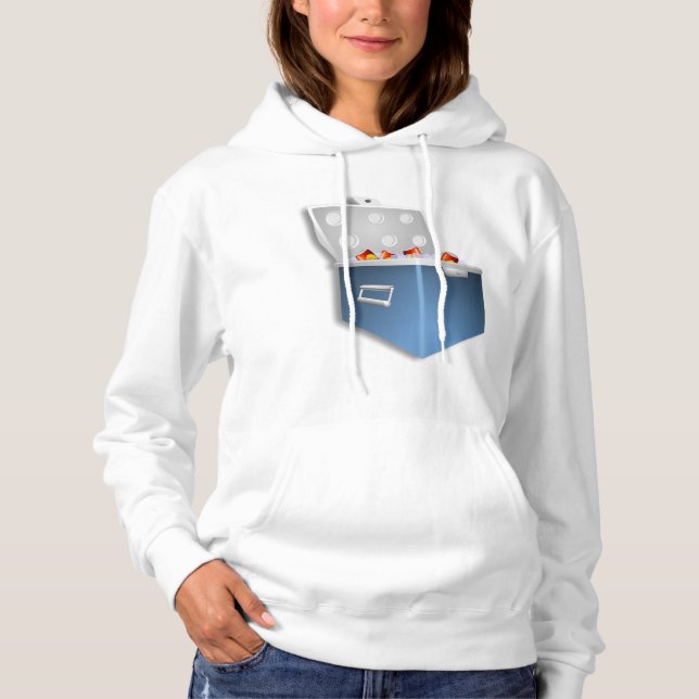 Sudadera Ice Cooler Womens Hoodie (Anverso)