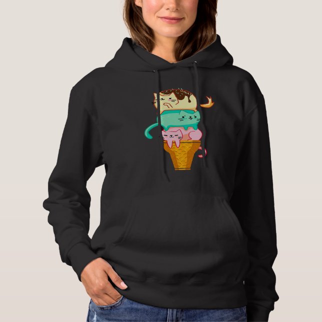 Sudadera Ice Cream Cat (Anverso)