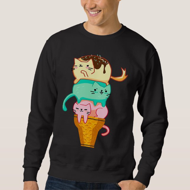 Sudadera Ice Cream Cat (Anverso)