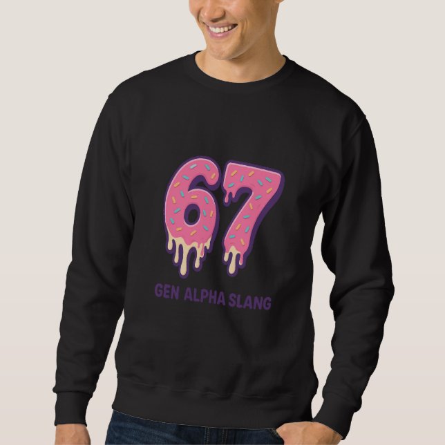 Sudadera Ice Cream Drip Meme Gen Alpha 67 (Anverso)