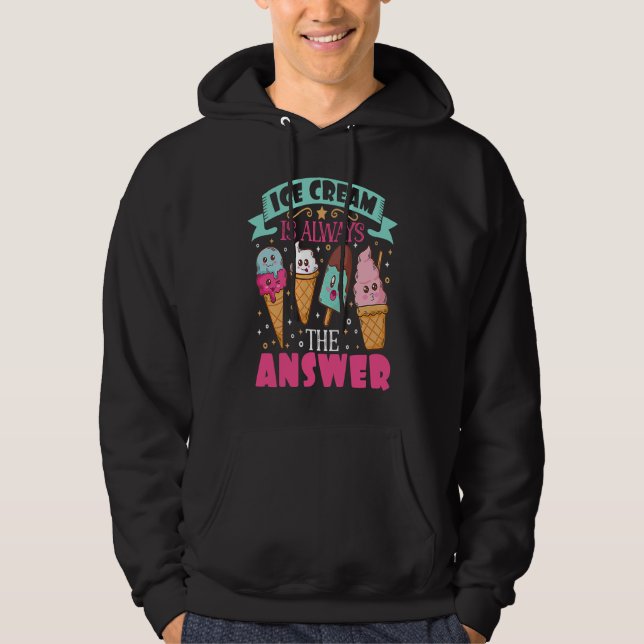 Sudadera Ice Cream   Ice I Love Ice Cream (Anverso)