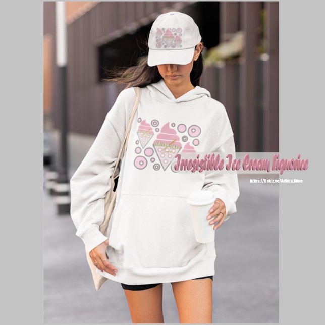 Sudadera Ice Cream Licorice Hoodie irresistible (Irresistible IceCream Liquorice Hoodie by Poet Adiela Akoo. Love it? GET IT NOW! Shop my store 4 mor)