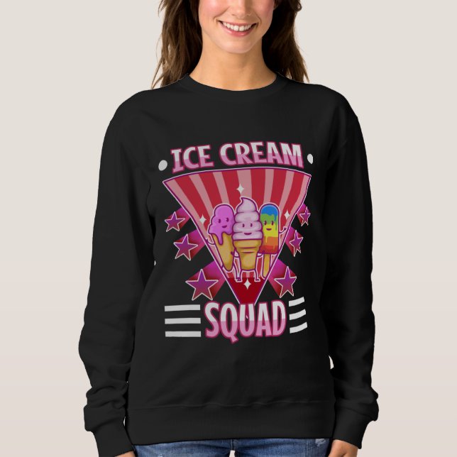 Sudadera Ice cream squad  3 (Anverso)