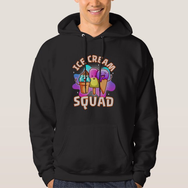 Sudadera Ice cream squad  4 (Anverso)