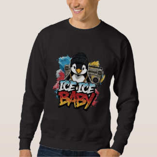 Sudadera Ice Ice Baby — Penguin with Beanie & Chain Tee
