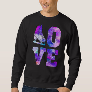 Sudadera Ice Skater Lover Para Mujeres Chicas Pie De Hielo