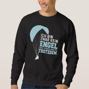 Sudadera Ich Bin Zwar Kein Engel Parachute