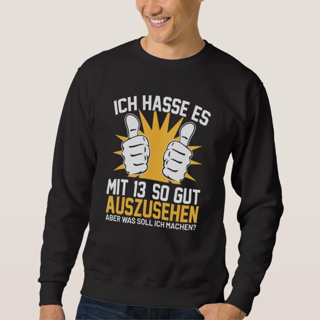 Sudadera Ich Hasse Es Mit 13 So Gut Sieht Son Daughter Boy (Anverso)