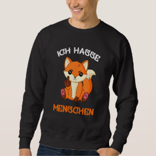 Sudadera Ich Hasse Menschen Fuchs Fox Foxes Divertido Funny