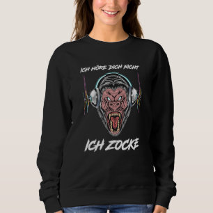 Sudadera Ich Hör' Dich Nicht Ich Zocke Gamer Idea de auricu