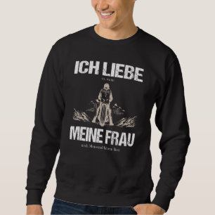Sudadera Ich Liebe Es Wenn Meine Frau Mich Motorcycle Fahre