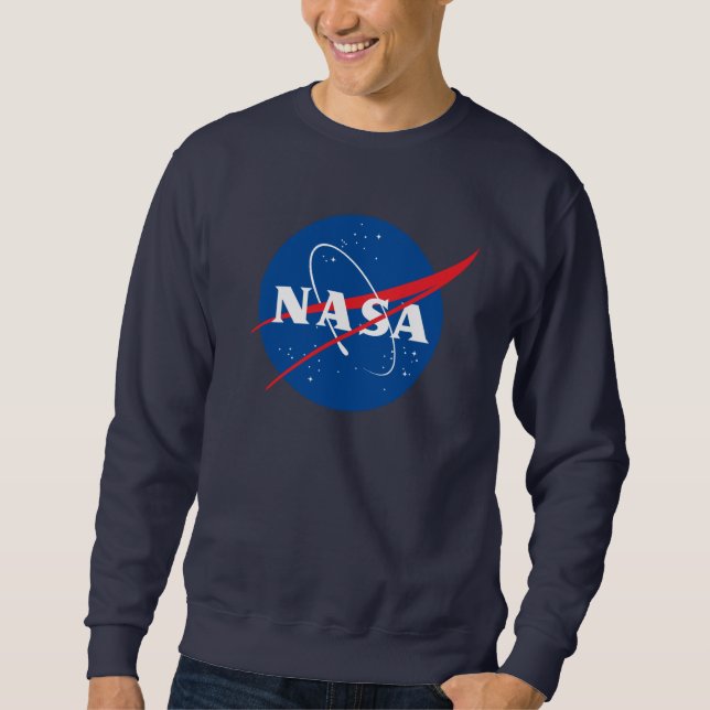 Sudadera icónica de la NASA (cielo azul nocturno) (Anverso)