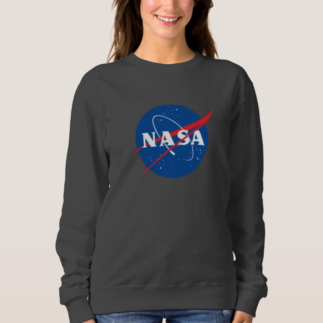 Sudadera Icónica Femenina de la NASA (Gris Meteori (Anverso)